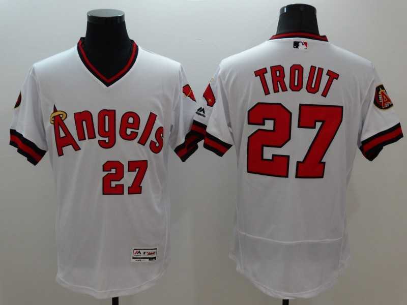 Los Angeles Angels Of Anaheim #27 Mike Trout White 2016 Flexbase Authentic Collection Cooperstown Stitched Jersey,We sell and wholesale Los Angeles Angels Of Anaheim #27 Mike Trout White 2016 Flexbase Authentic Collection Cooperstown Stitched Jersey on line form chian!